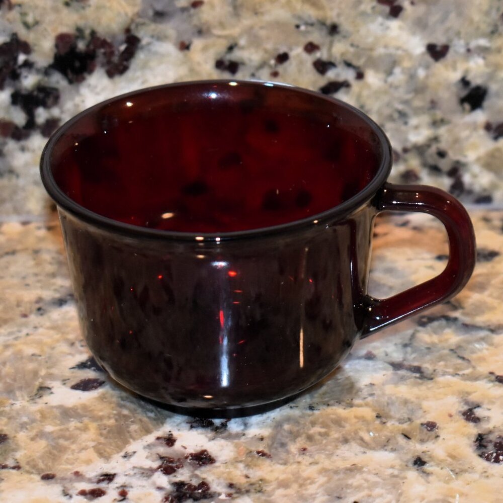 Anchor Hocking Ruby Red Teacup